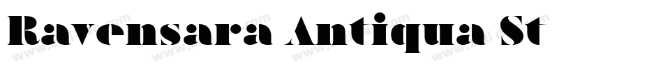 Ravensara Antiqua St字体转换